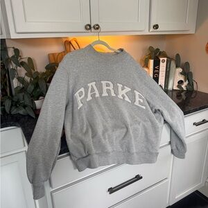 Gray Parke Mock Neck Sweatshirt